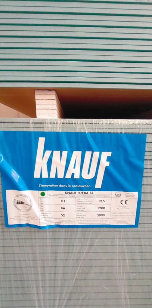 Placoplatre ba13 knauf