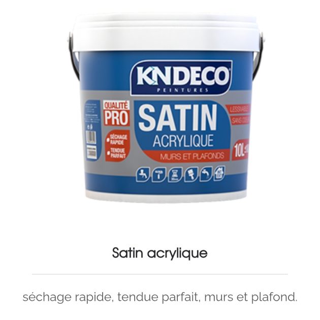 Satin Acrylique Kndeco